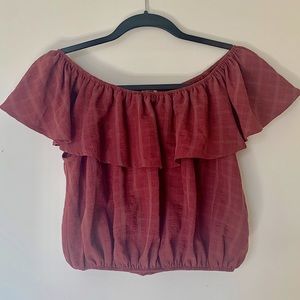 Urban Outfitters Off The Shoulder Crop